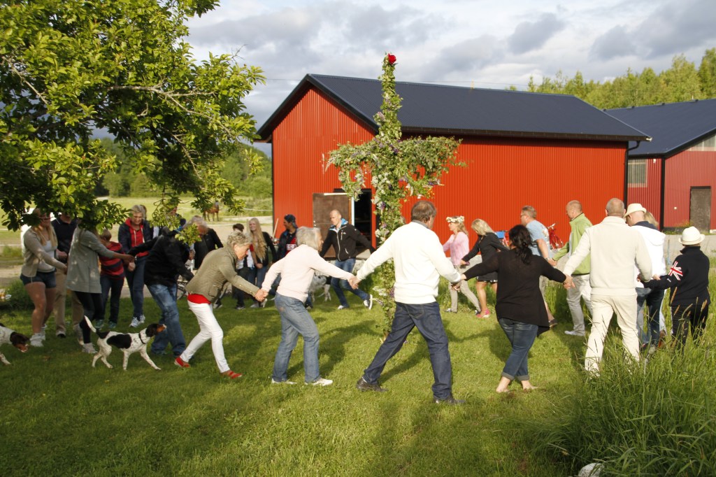 Underbar Midsommar med allt som hör till! Djur natur sol regn vänner mat dryck gott om skratt och lite till&nbsp;;-)
